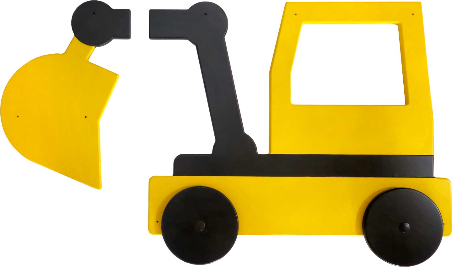 Digger bed: Dreaming like a construction professional Digger bed: Dreaming like a construction professional